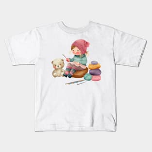 Teddy knits Too Kids T-Shirt